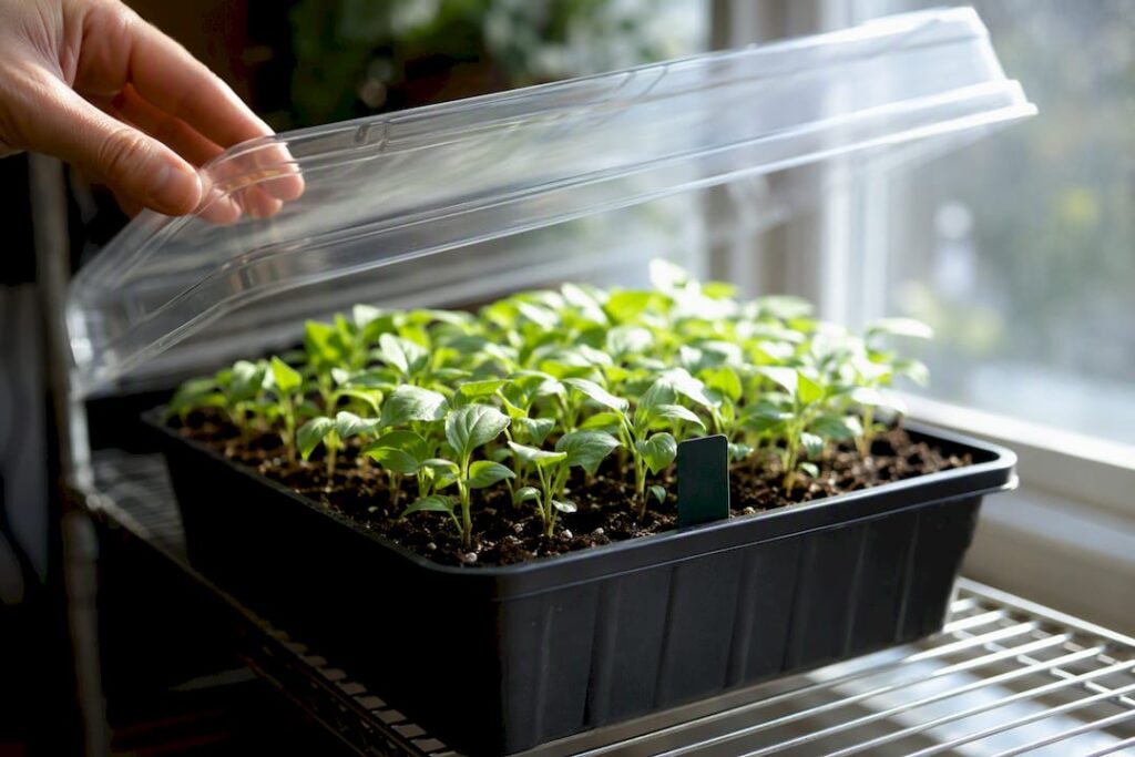 Beginners: Stop Damping Off with a 4 Day Humidity Dome Exit Plan for Seedlings