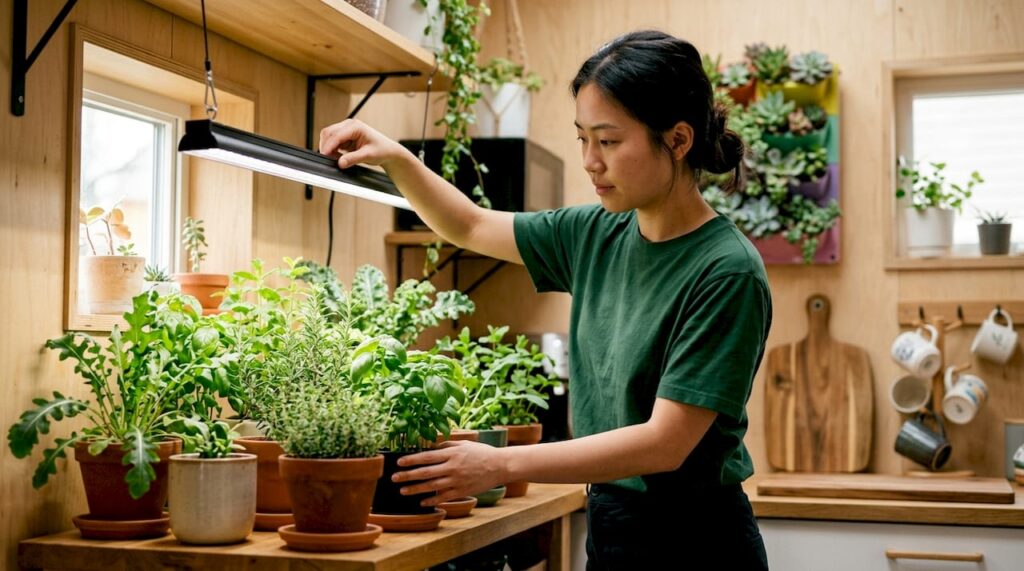 The Role of Grow Lights Indoors for Urban Gardeners