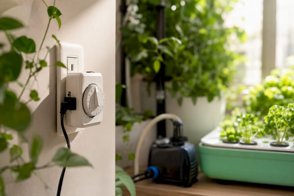 How Hydroponic Timers Work to Automate Lights and Pumps