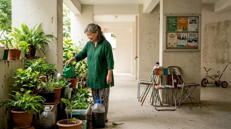 What Is a Void Deck Garden for Singapore Residents