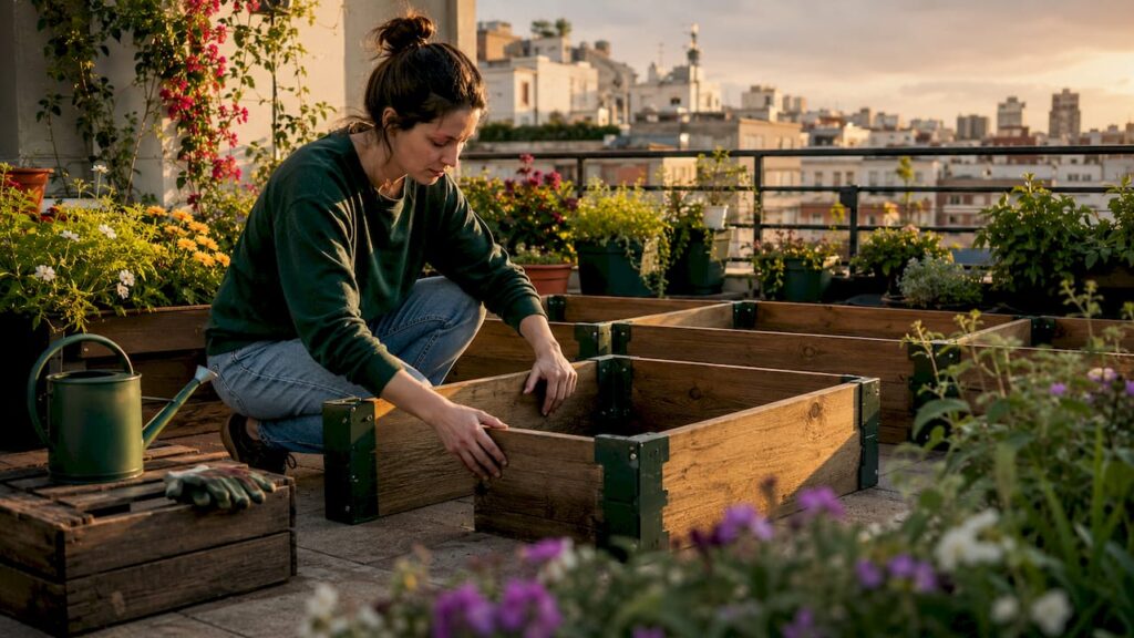 Modular Garden System Types for Small Urban Spaces