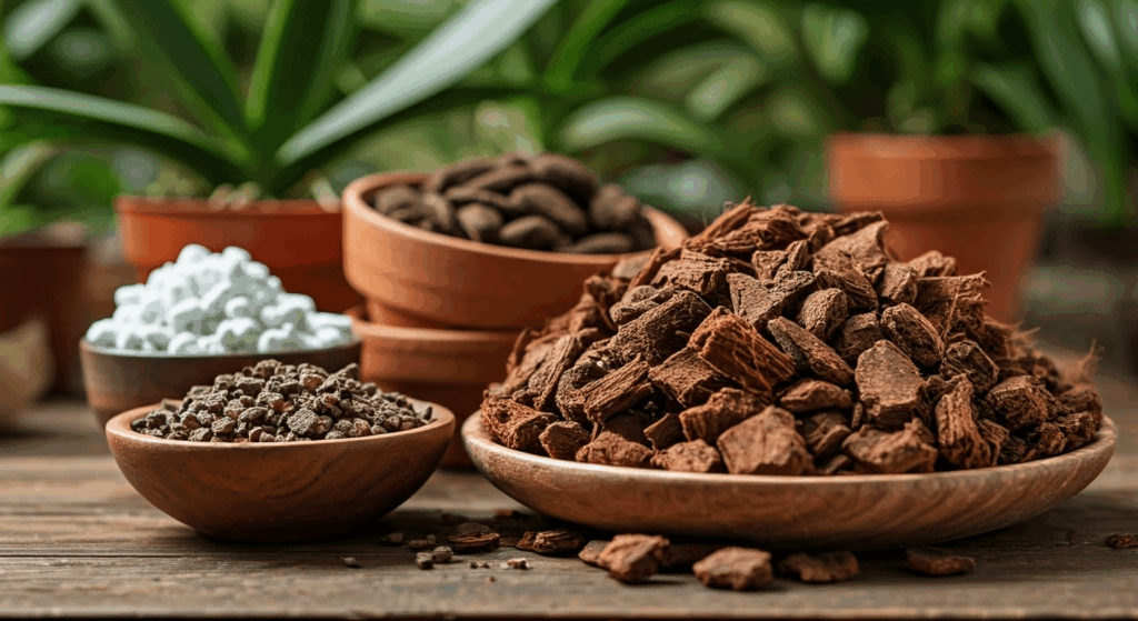 Components for aroid potting mix