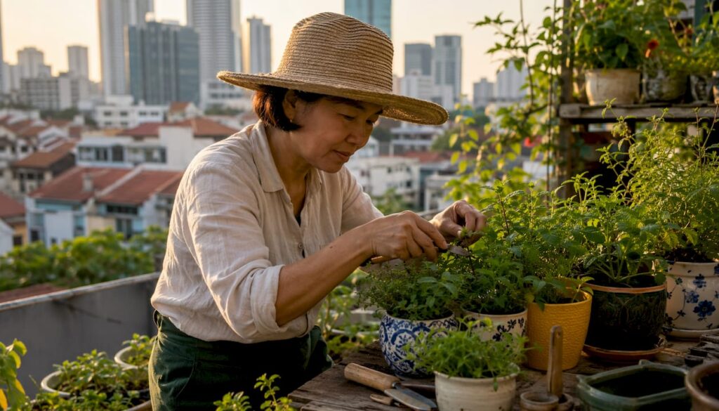Grow Local Herbs at Home in Singapore: Beginner’s Guide