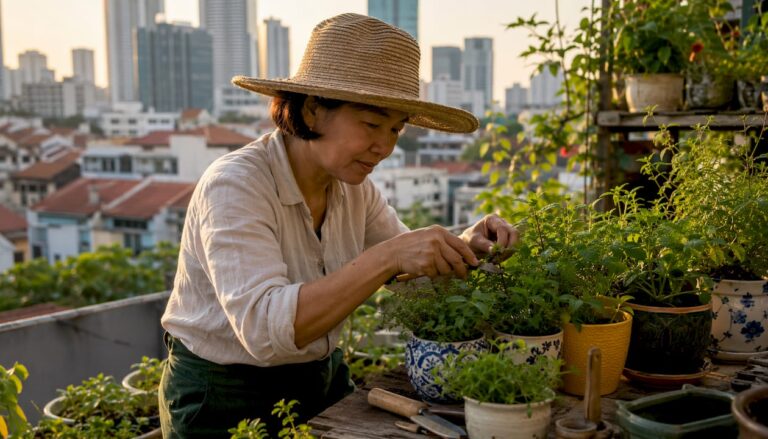 Grow Local Herbs at Home in Singapore: Beginner’s Guide