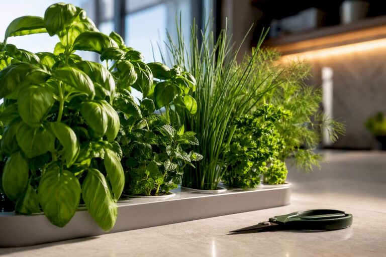 Harvest Herbs in 3–4 Weeks With Countertop Indoor Herb Hydroponics